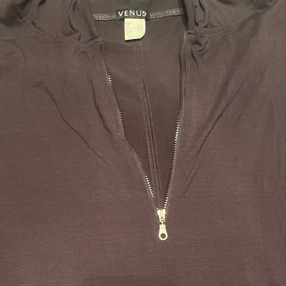 VENUS size large charcoal gray cover up